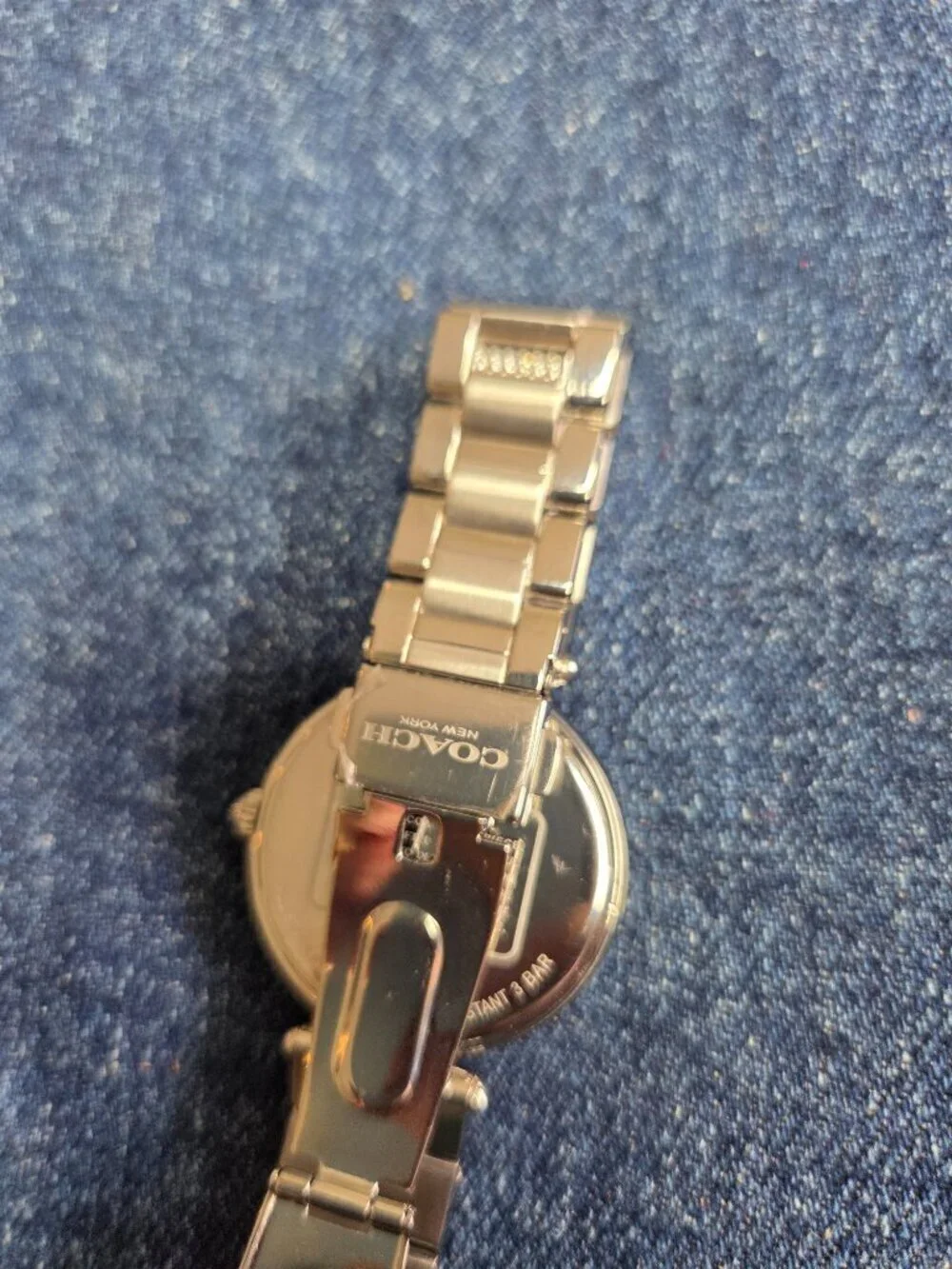 Women's - Coach Park Silver Bracelet Watch - Quartz with New Battery